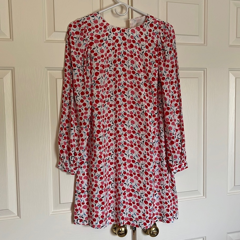 Cherry patterned dress from LOFT